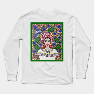 Chica Pan Navideña # 04 Long Sleeve T-Shirt